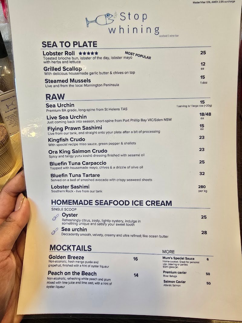 Stop Whining Seafood Wine Bar photo 8